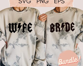 Bride Wife Lightning SVG | Bride Sweatshirt, Bride to be, Gifts for Bride, Bride svg png, Bride Tribe, Bride Gifts svg, Wife Sweatshirt