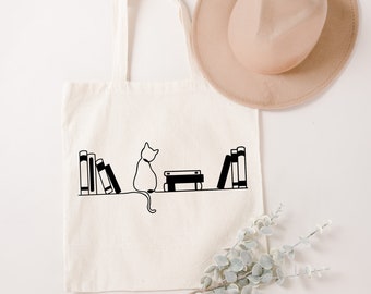 Books and Cats SVG | Booktrovert svg png, Book Art, Book Lover Gift, Book Design digital, Book Tote, Office Wall Art