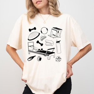 Pilates Doodles SVG | pilates tshirt, pilates sublimation, fitness png, pilates club shirt, hot girls do pilates shirt, pilates sweatshirt