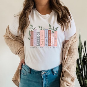 The Original Women of the Bible Shirt Light Colors | biblical women gifts, christian womens conference gifts, small church group gift