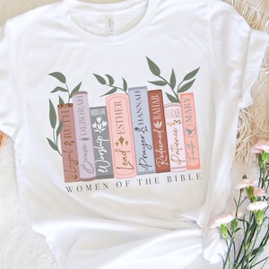 The Original Women of The Bible Books Full Color PNG | Hand Drawn Art PNG, Christian Artwork, Christian Sweatshirt, Faith sublimation design