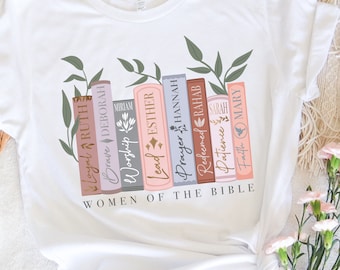 The Original Women of The Bible Books Full Color PNG | Hand Drawn Art PNG, Christian Artwork, Christian Sweatshirt, Faith sublimation design