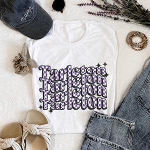 Tarleton Checkered PNG | wavy checkered text, retro tsu shirt, tarleton state png, bleed purple png, tarleton texans, stephenville texas png
