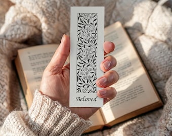 Marcapáginas Amado / Marcapáginas cristianos, marcadores bíblicos, niña Jesús, regalos para cristianos, regalos para el estudio bíblico, marcador de versículos bíblicos