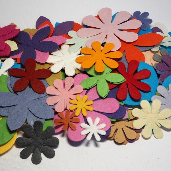Mulberry Paper Die-cut Petals - 400+ Flowers per pack