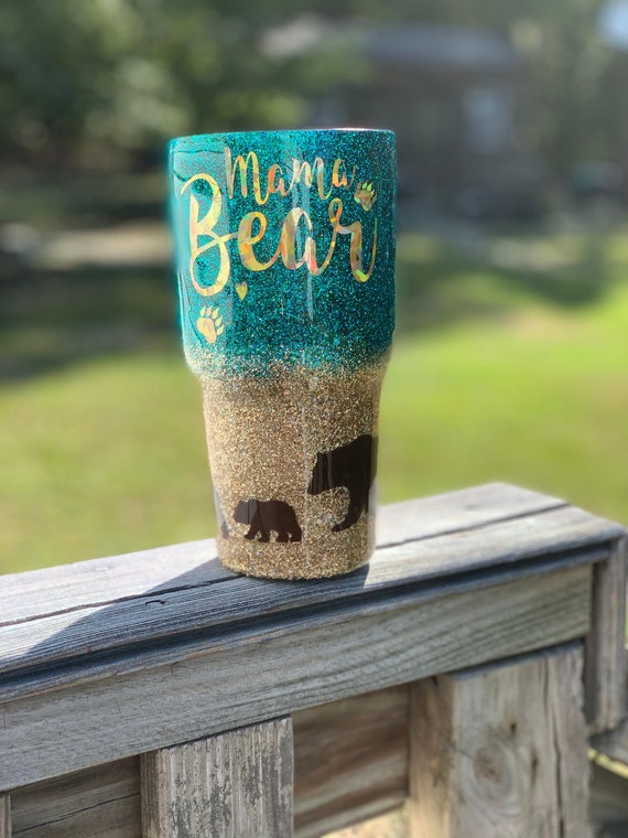 glitter yeti cup