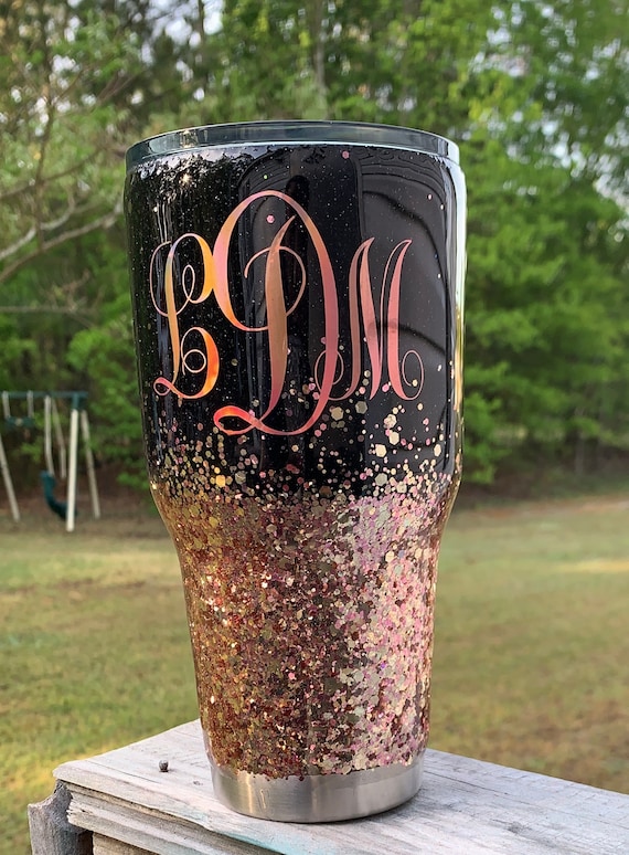 rose gold yeti tumbler