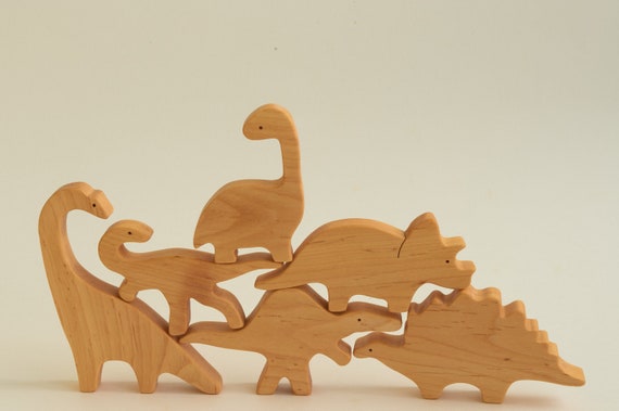 dinosaur wooden toys