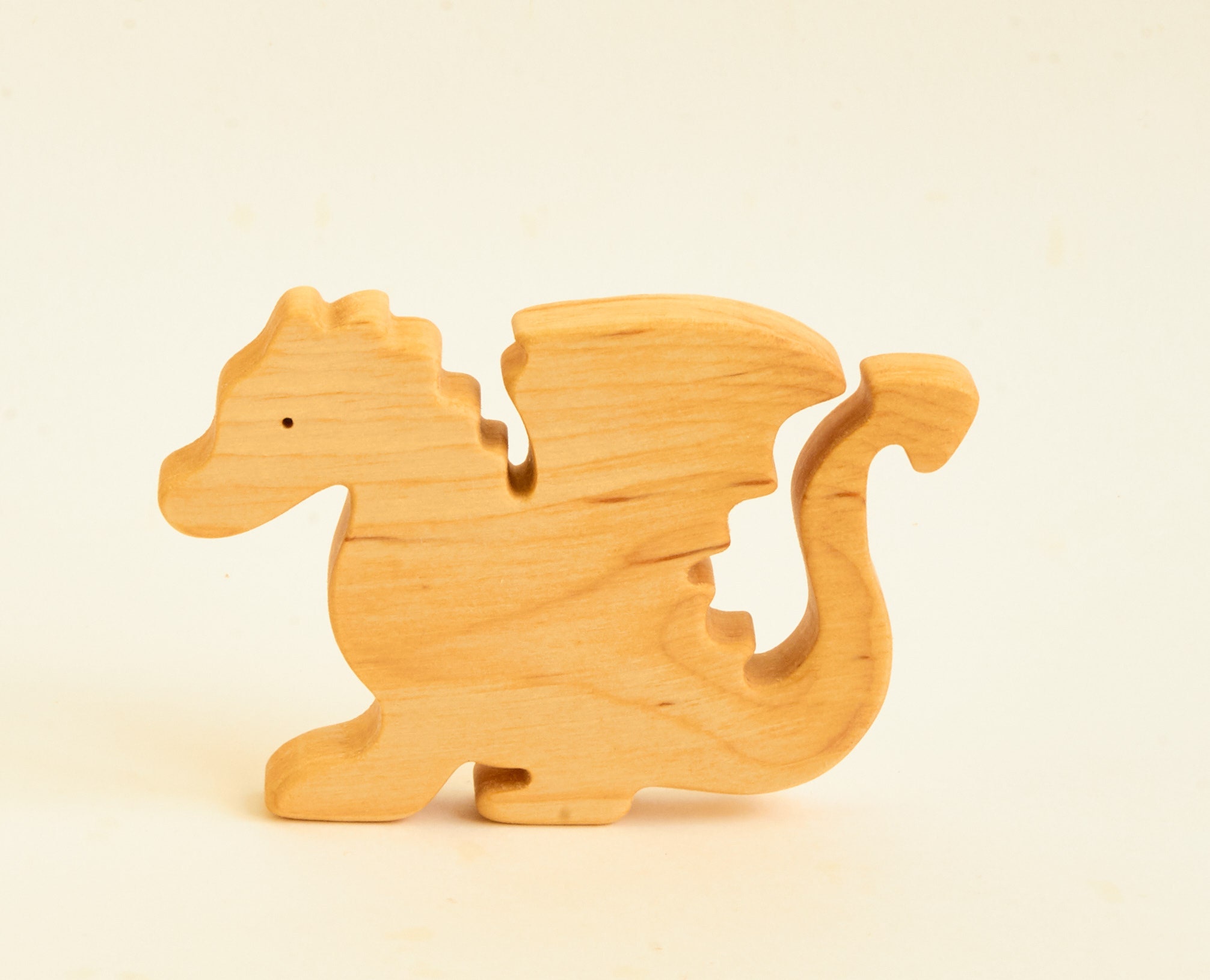 Wooden Toy Set The Dragon Play Set Organic Wood Toys | Etsy