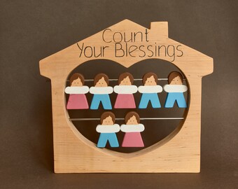 Count Your Blessings, Grandparents Family Wooden House