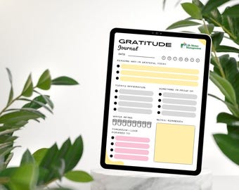 Daily Gratitude Journal, Personalized Inspirational Prompts to Enhance Positivity, Thoughtful Gift for Any Occasion