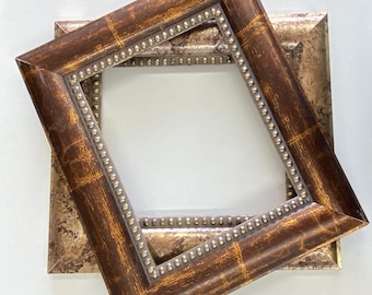 Antique Gold or Bronze Picture Frame – Traditional Real Wood Wall Frame – Multiple Sizes