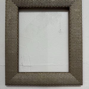 Silver Picture Frame Tropical Woven Unique Ready Made 5x7 8x10 11x14 16x20