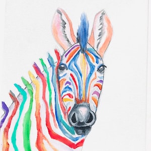 Zebra painting