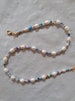 Freshwater pearl and seed beads necklace , real pearl and beads necklace, beaded necklace, pearl choker, Christmas gift, necklaces women 