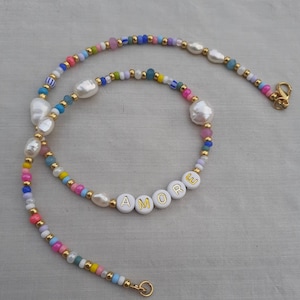 Colar com letras personalizadas, presente de Natal personalizado, colar com nome, colar personalizado, presente de Natal personalizado, joias com nome