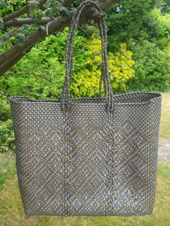recycled plastic beach bag