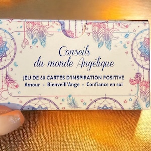Angelic Messages 60 Guidance cards: messages from Angels, Guides, Departed… in French