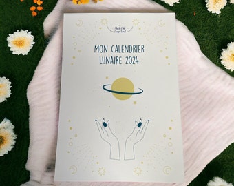 Calendrier lunaire 2024 format A5