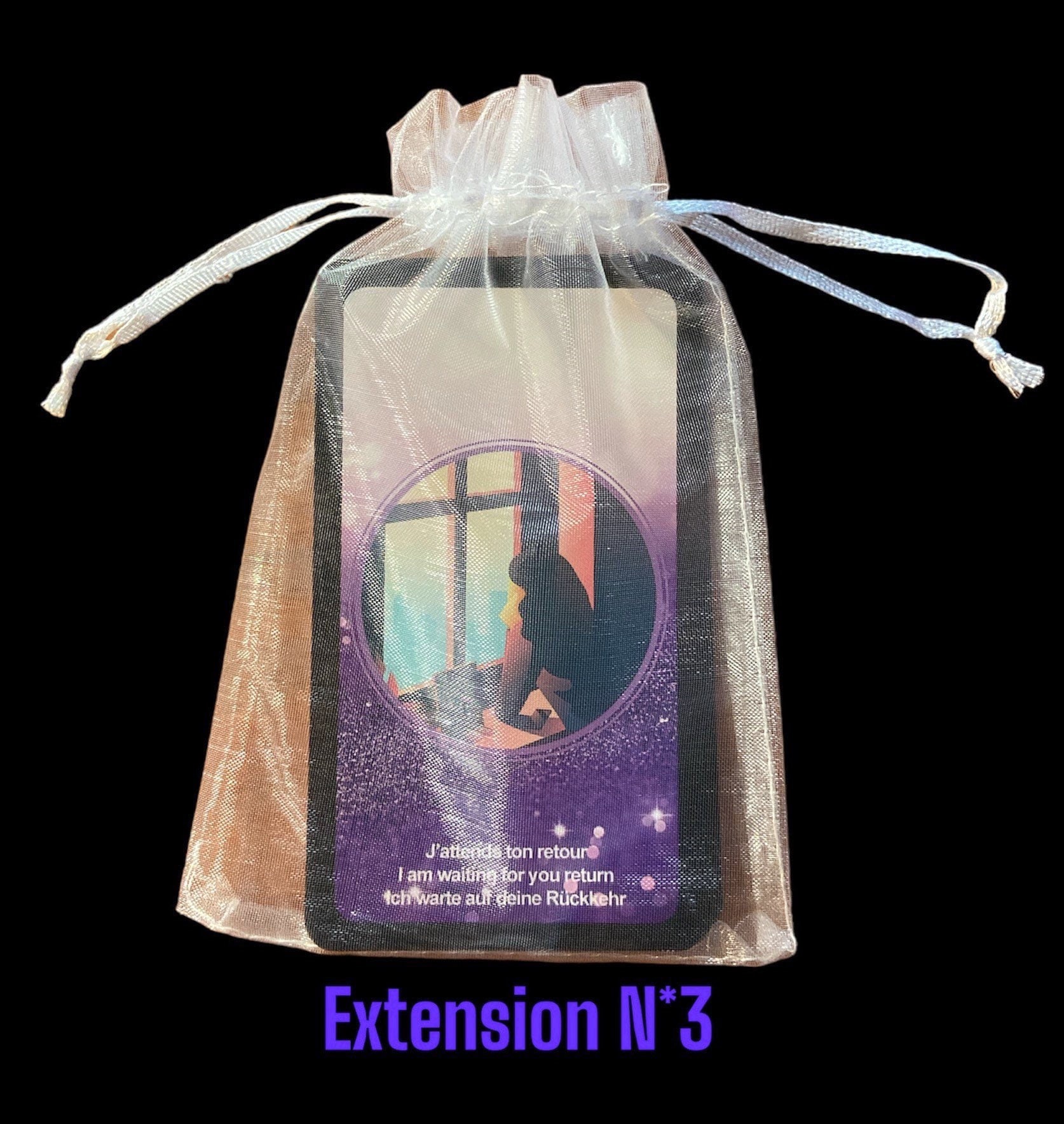 Extension N3: 13 Cards for the Amethyst Love Oracle Cards From 77 to 89  Trilingual Instructions 