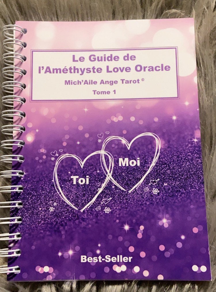 The Spiral Guidebook for the AMETHYST LOVE ORACLE for the 52 cards + …