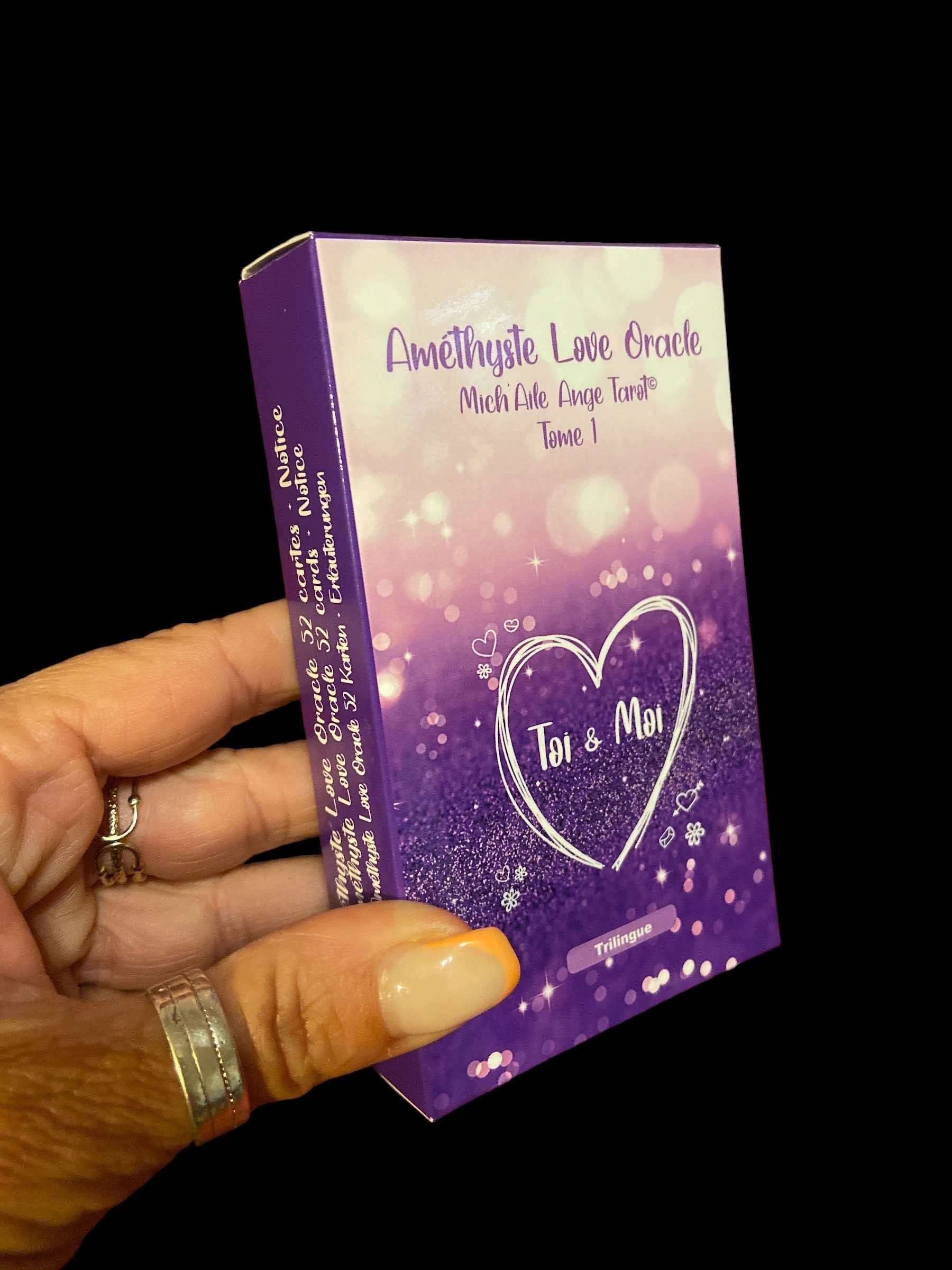 Amethyst Love Oracle Basic Game 52 Trilingual Cards Delivered in Its  Original Box Instructions Dedication -  Sweden
