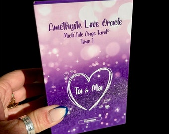 Amethyst Love Oracle 52 dreisprachige Karten + Magnetbox + Papieranleitung + einfach zu verwenden