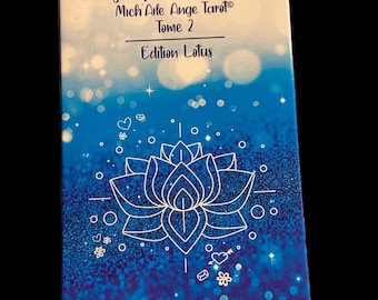 Indigo Oracle Deck of 52 bilingual cards + instructions - for Pro and Spiritual - autographed standard box + pouch
