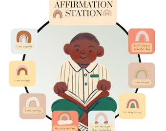 Affirmation Mirror, Classroom Affirmation Station, Monster Affirmation ...