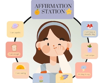 Affirmation Mirror, Classroom Affirmation Station, Monster Affirmation ...