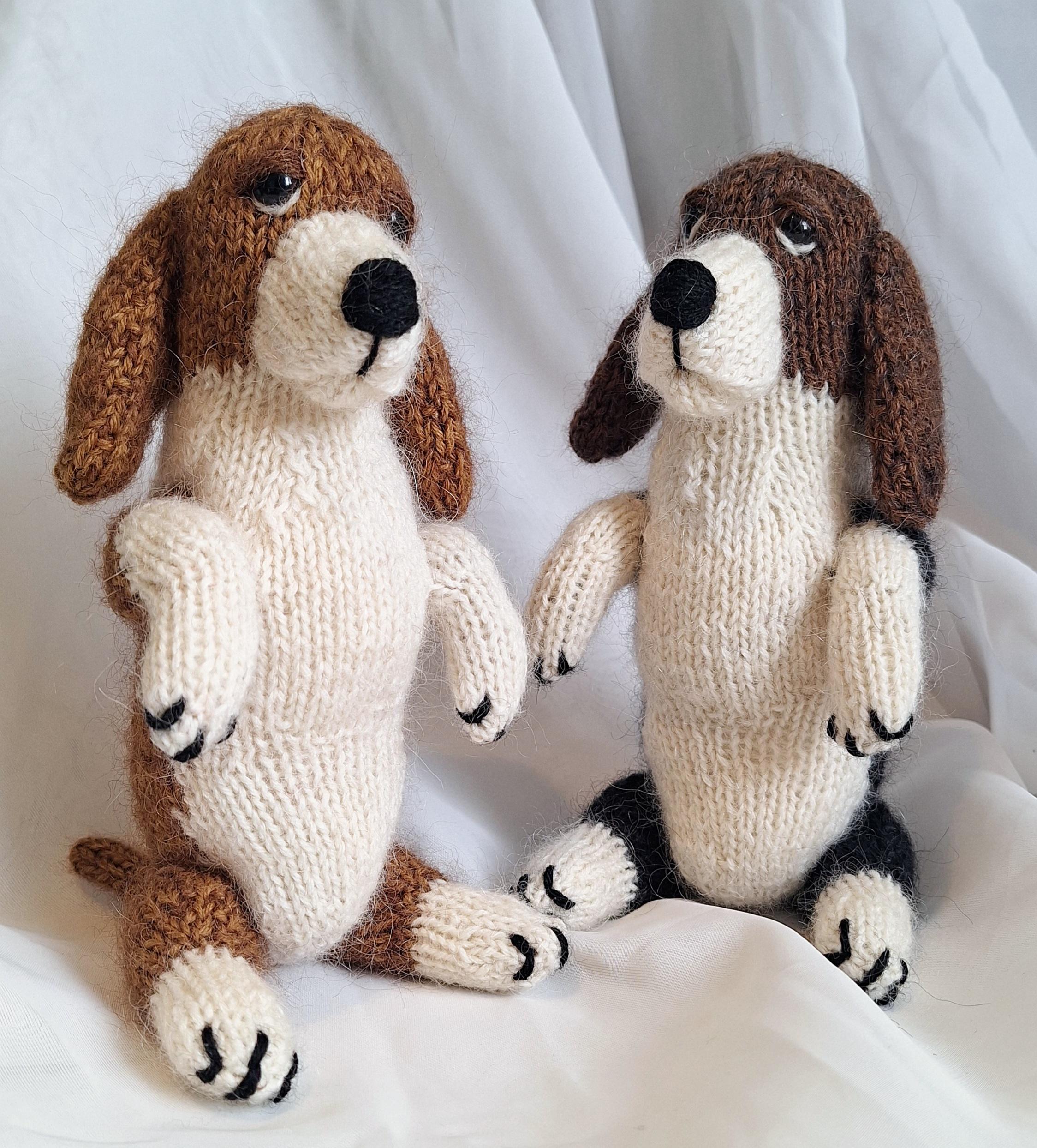 Basset Hound Knitting Pattern - Etsy
