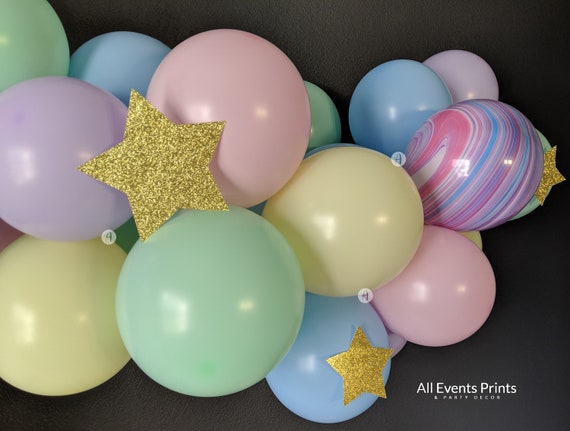 Pastel Rainbow Balloon Garland DIY Kit (5 Ft to 25 Ft), Includes