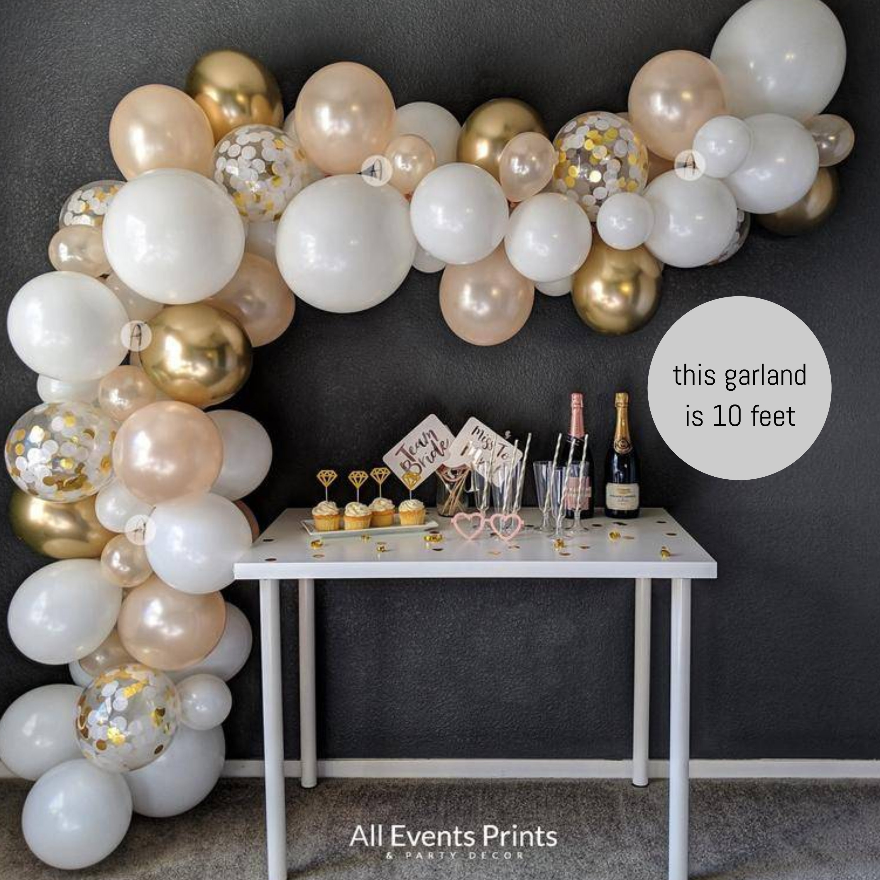 Kit arco palloncini Boho, addio al nubilato Boho oro neutro PREMIUM, kit  ghirlanda palloncini fai da te, compleanno Boho, decorazioni per feste Boho  -  Italia