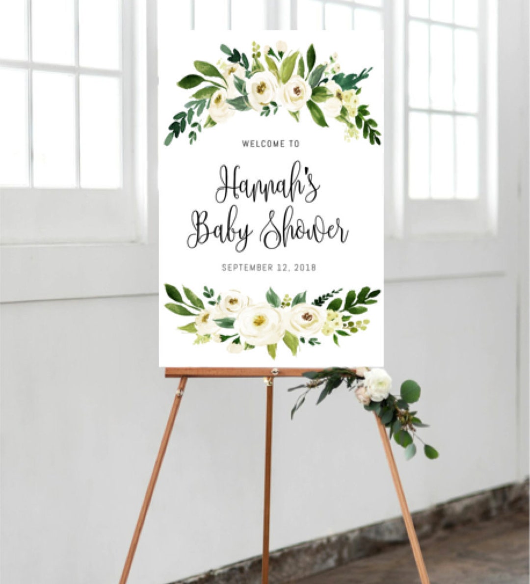 Editable Baby Shower Welcome Signs, Includes 4 Sizes 8x10, 16x20, 22x28,  24x36, Baby Shower Signs, Baby Shower Decor, Instant Download 