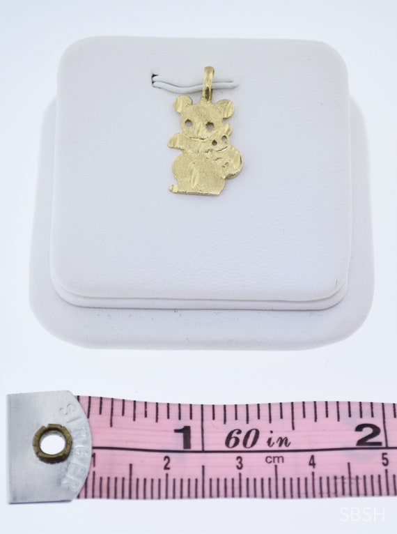 Koala and Baby Charm 14k Gold Pendant - image 2