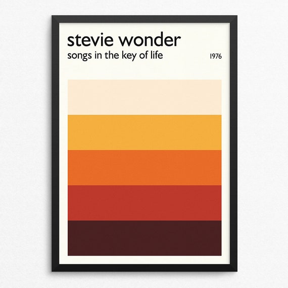 Stevie Wonder Songs In The Key Of Life Giclee Canvas Album Picture Art