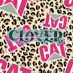 Cat | Heavy Equipment | caterpillar | Seamless Pattern Designs