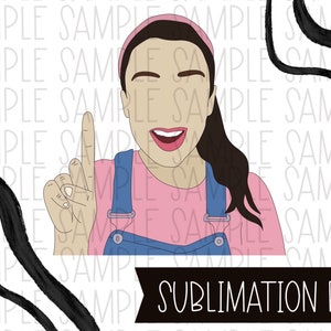 Sublimation PNG | Rachel Baby Learning | Ms Rachel number one #1