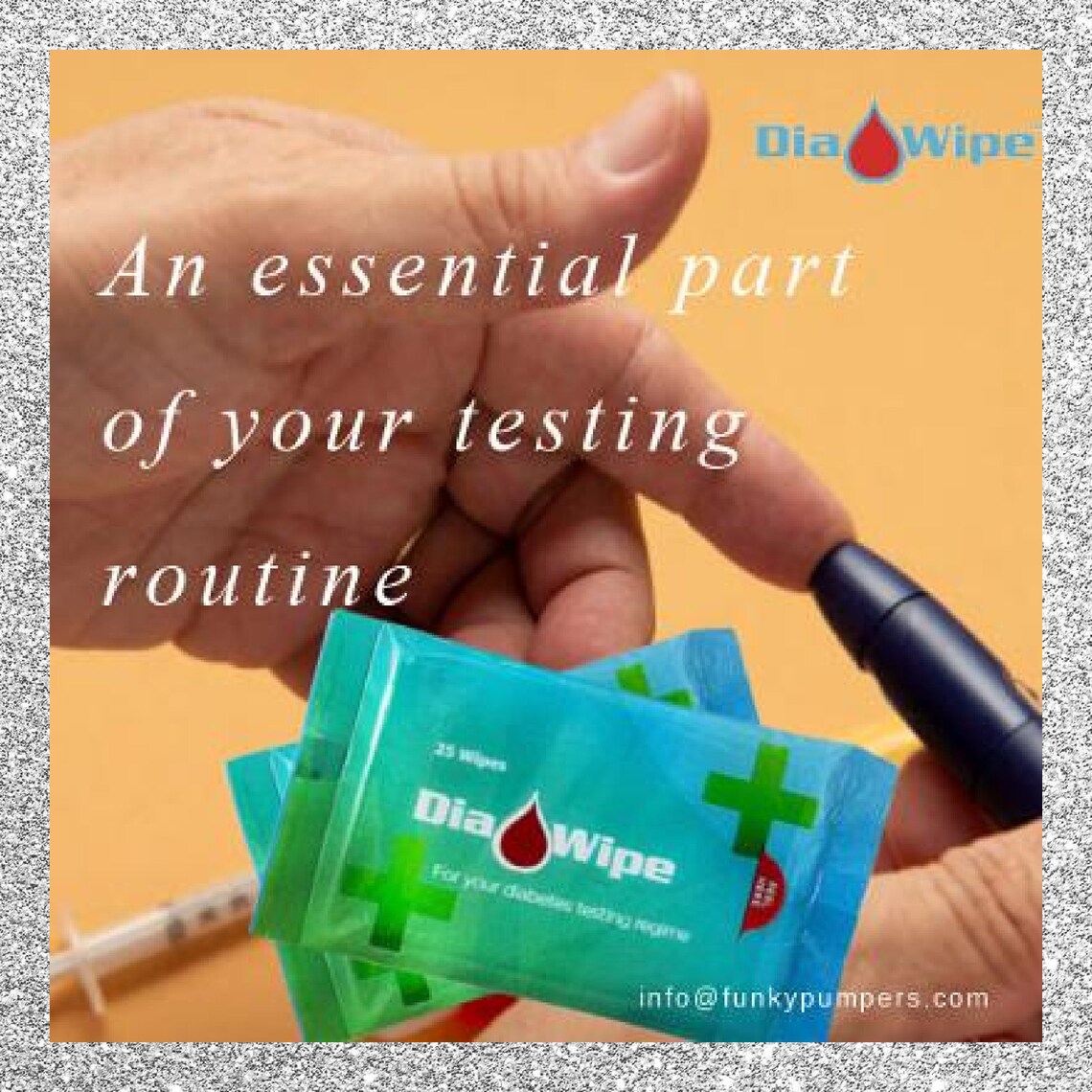 DiaWipes Diabetic cleansing wipes for blood sugar testing Etsy