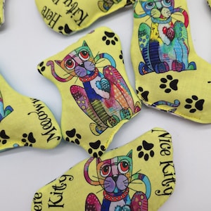 Catnip Toys: Fabric Cat Pillows, Cat Lover Gift (Set of 3)