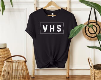 Retro VHS Unisex T-Shirt, Vintage 80s Movie Lover Tee, Nostalgic Cassette Tape Shirt, Old School Video Era Apparel