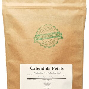 Calendula Petals - Calendula L # Herba Organica # Marigold Petals