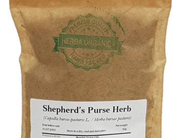 Shepherd’s Purse Herb – Capsella bursa-pastoris L – Loose Herbal Tea – Herba Organica