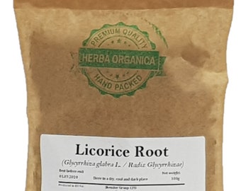 Raiz de alcaçuz – Glycyrrhiza Glabra L – Raiz de ervas soltas – Herba Organica