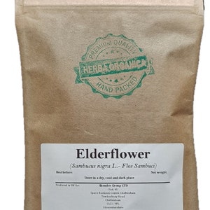 Elderflower / Sambucus nigra L # Herba Organica # Loose Herbal Tea