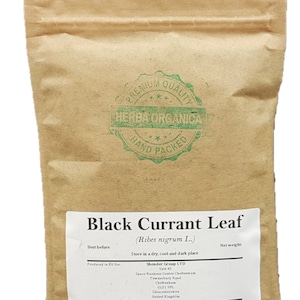 Black Currant Leaf / Ribes nigrum L # Herba Organica # Blackcurrant