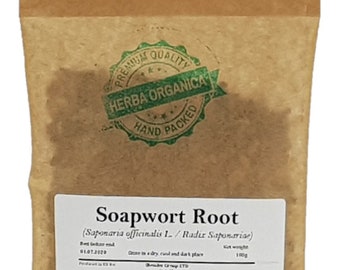 Soapwort Root – Saponaria officinalis L – Loose Dried Root – Herba Organica
