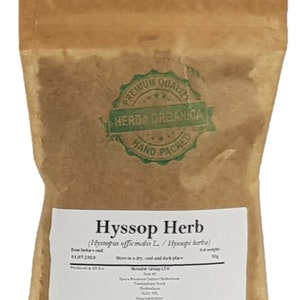 Hyssop Herb / Hyssopus Officinalis # Herba Organica #