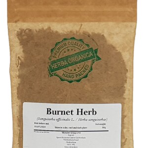Burnet Herb / Sanguisorba Officinalis L # Herba Organica #