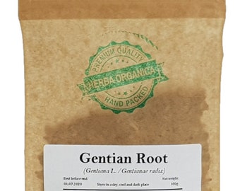Gentian Root – Gentiana L – Dried Cut Root – Herba Organica